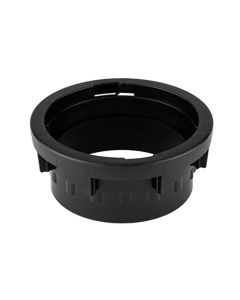 Extension for leveling support, Archimedes, with register, PP, black, 25 mm