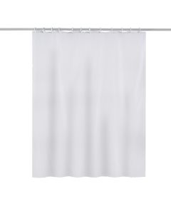 Shower curtain, Tinta,polyester , white, 180x200xcm