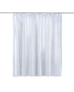 Shower curtain, Raso, polyester, white, 180x200 cm