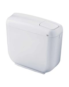 Plastic toilet seat, Concept 1, with button, white, 8L, 3/8''