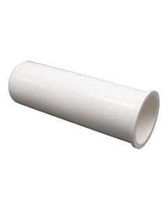 Extension tube, for dishwasher siphon, plastic, white, d-40 X 12.5 cm