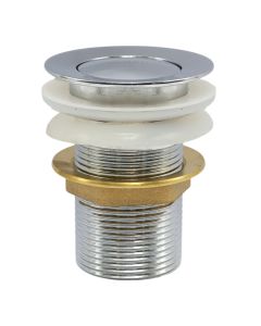 Basin drain, Click Clack, Round, Aquastop, Bronze, Silver