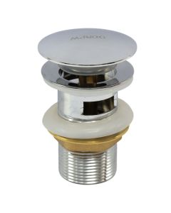 Basin drain, Click Clack, Round, Aquastop, Bronze, Silver