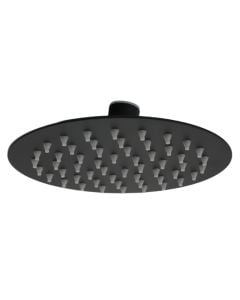 Shower head, Noir S, Square, Inox, Black, 15x15 cm