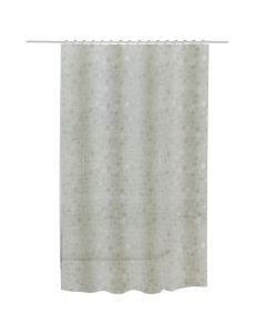 Shower curtain, 12 rings, 70% Ethylene, 30% Polyethylene, Beige, 180x180 cm
