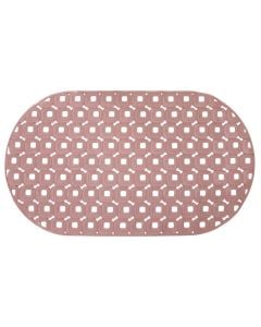 Non slip mat, Rectangular, Plastic, Pink, 70 cm