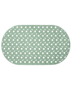 Non slip mat, Rectangular, Plastic, Green, 70 cm