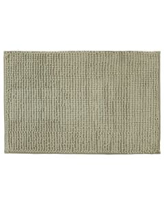 Bath mat, Rectangular, Coton, Brown, 45x70 cm