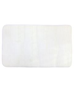 Bath mat, Rectangular, Coton, White, 45x70 cm