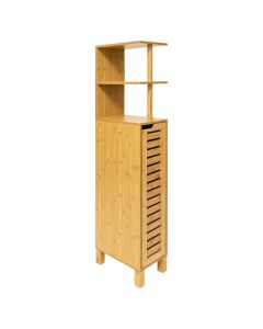 Multifunctional furniture 5FIVE "Sicela" in bamboo color natural wood, Dimensions : H 120 cm x W 19 cm x D 30 cm