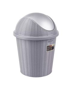 Recycle bin Elegance in polypropylene color grey, Capacity 10 l, Dimensions : H 39 cm x Ø 28.5 cm