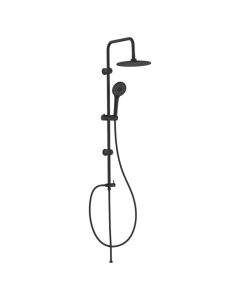 Shower column, ''Mamba'', inox 304 material, black color, matte finish, anti-limestone