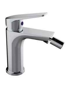 Bidet mixer, ''Life'', bronze material, silver color, chrome finish