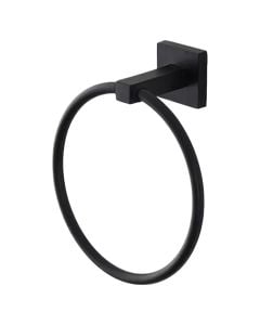 Towel holder ''Black Rock'' in inox black color