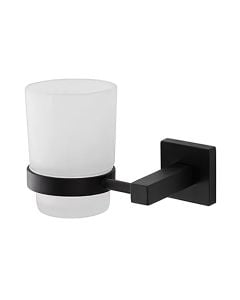 Toothbrush holder ''Black Rock'' in inox black color