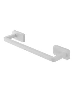 Towel rack ''Cubic'' in inox 304 white color. Dimensions, L : 35 cm.