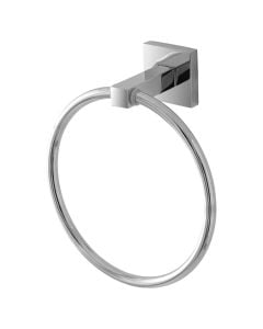 Towel holder ''Rock'' in inox silver color