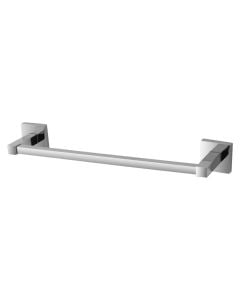 Towel rack ''Rock'' in inox silver color. Dimensions, L : 35 cm.