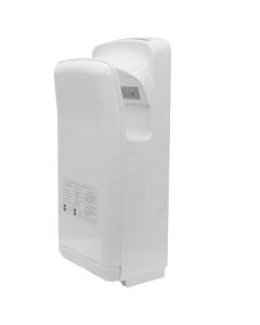 Hand dryer with sensor "Gorillo Pro" white color, antibacterial. Dimensions, H : 68.5 cm, W : 30 cm, D : 22 cm.