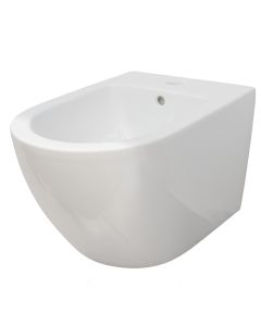 Bidet, Aquance, wall mounted, porcelain, white, 53,5x36xH32 cm