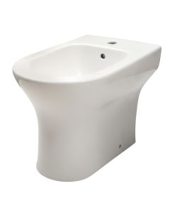 Bidet, PureSan, floor-mounted, porcelain, white, 54.5x35.5xH39.3 cm