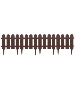 Plastic garden grid H28x150 cm, brown