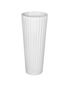 Flower pot, concrete, white, Ø40 xH90 cm