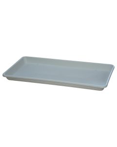 Rectangular flower pot saucer, plastic, cord, 35x95xH5.2 cm