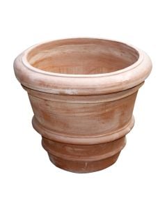 Round flower pot, LISCIO, ceramic, terracote, Ø51 xH40.5 cm