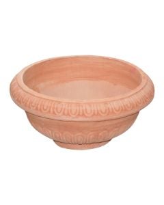 Round flower pot, AREZZO, ceramic, terracote, Ø42.5 xH15 cm
