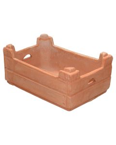 Rectangular flower pot, FRUTTA, ceramic, terracote, 31x20.5xH14 cm