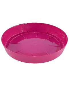 Round flower pot saucer, LOFLY, plastic, fuchsia, Ø38 xH6.2 cm