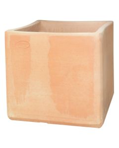Flower pot, FOLLO, ceramic, terracotta, 47x47xH47 cm