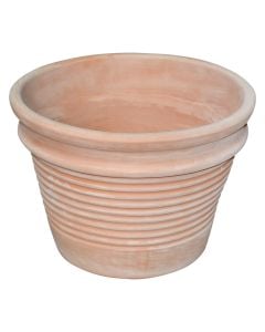 Round flower pot, MINTURNO, ceramic, terracote, Ø40 xH29 cm