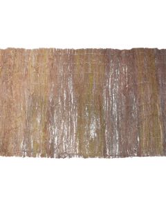 Decorative fence, natural wicker, 100x500 cm, fir bark