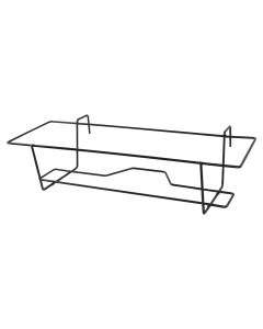 Flower pot holder, metallic, anthracite, 60x27xH15 cm