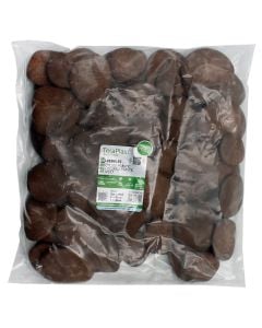 Decoration pebbles, RE-PEBBLES, plastic, brown, 50x50 cm