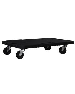Floor trolley, DOLLY, polypropylene, black, 58x38xH12 cm, 543 kg