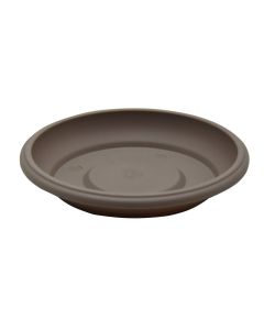 Flower pot saucer, round, pp, taupe, Ø9 xH2 cm (for flower pot: 232331 )