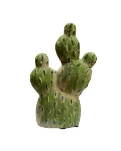 Cactus, ceramic, green, 13.5x5.5xH20 cm