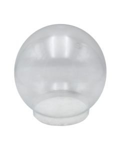 Flower pot, glass, clear, Ø28 xH26 cm