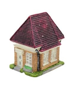 Garden decoration, house, ceramic, colorful, 17x12xH21 cm
