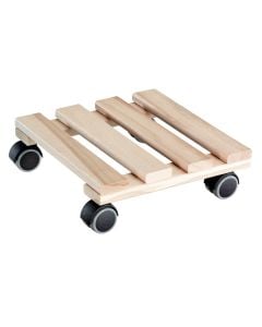 Multi roller, beech, natural, 25x25 cm, 100 kg