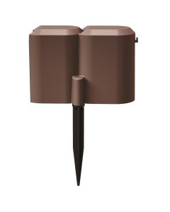 Fence, modul, Palisada, plastic, brown, 190x11.6 cm