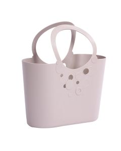 Flower pot, bag, Lily, plastic, light berry, with handle, 16x10xH11.25/19.1 cm, 1.25 lt