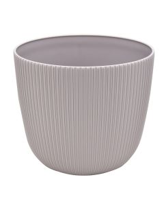 Flower pot, plastic, lavander grey, Ø15 xH13 cm, 1.8 lt