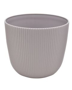 Flower pot, plastic, lavander grey, Ø18 xH15.5 cm, 3 lt