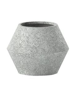 Flower pot, Tuna, M, concrete, gray, 64x64xH50 cm