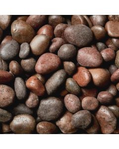 Decoration stone, polished marble, brown, 20 kg