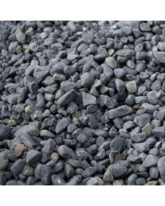 Decoration stone, marble, black, 0-1 cm, 20 kg